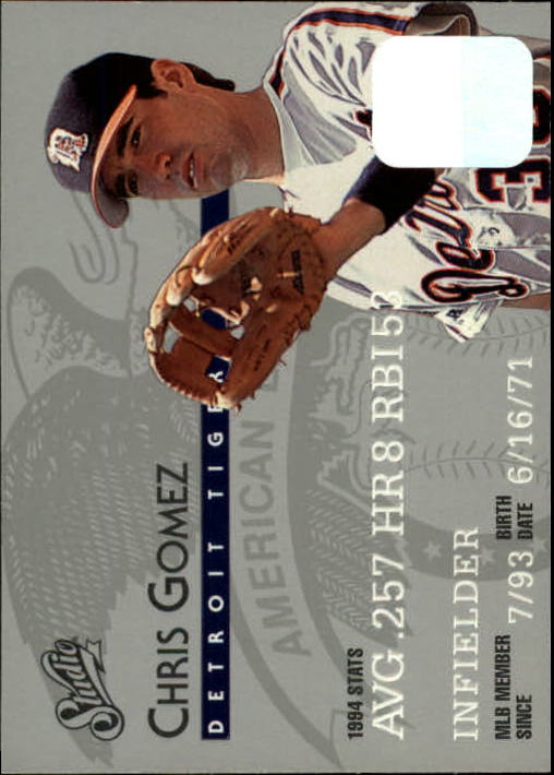 1995 Studio Baseball "Main Set" Cards #1 to #200 - Picture 104 of 397