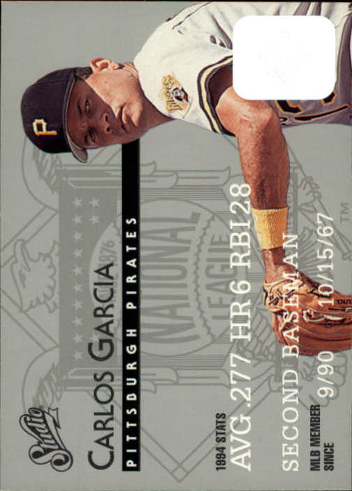 1995 Studio Baseball "Main Set" Cards #1 to #200 - Picture 106 of 397