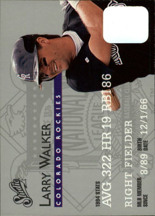 1995 Studio Baseball "Main Set" Cards #1 to #200 - Picture 114 of 397