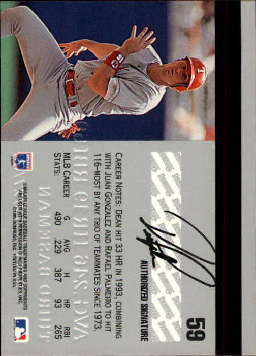 1995 Studio Baseball "Main Set" Cards #1 to #200 - Picture 117 of 397