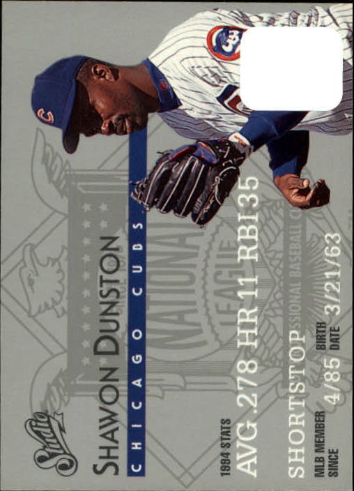 1995 Studio Baseball "Main Set" Cards #1 to #200 - Picture 122 of 397