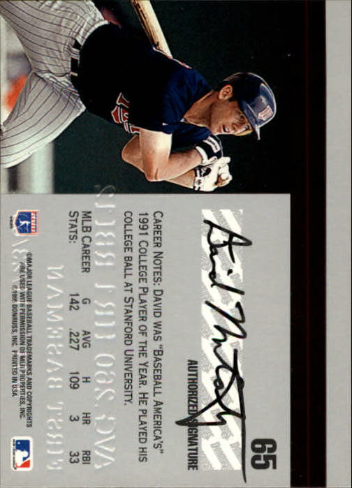1995 Studio Baseball "Main Set" Cards #1 to #200 - Picture 129 of 397