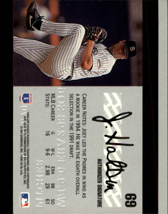 1995 Studio Baseball "Main Set" Cards #1 to #200 - Picture 137 of 397