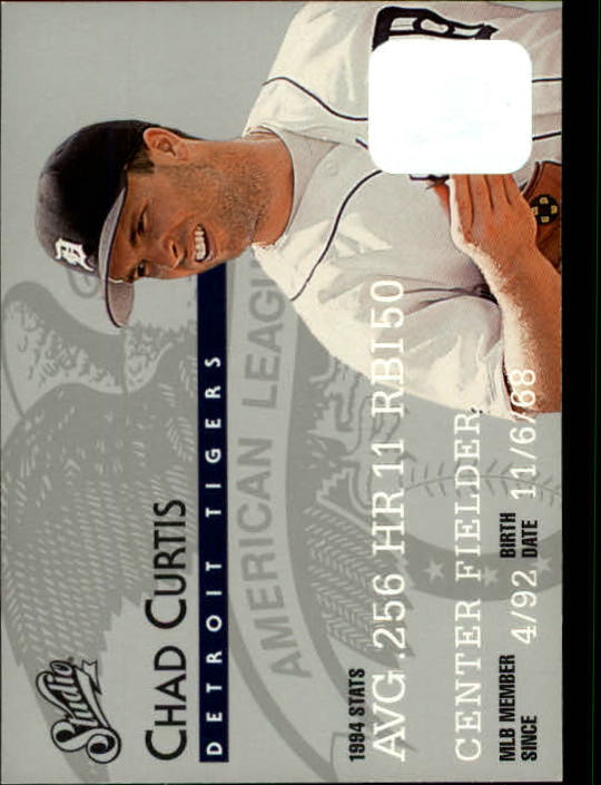 1995 Studio Baseball "Main Set" Cards #1 to #200 - Picture 138 of 397