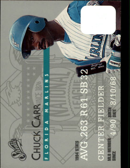 1995 Studio Baseball "Main Set" Cards #1 to #200 - Picture 142 of 397