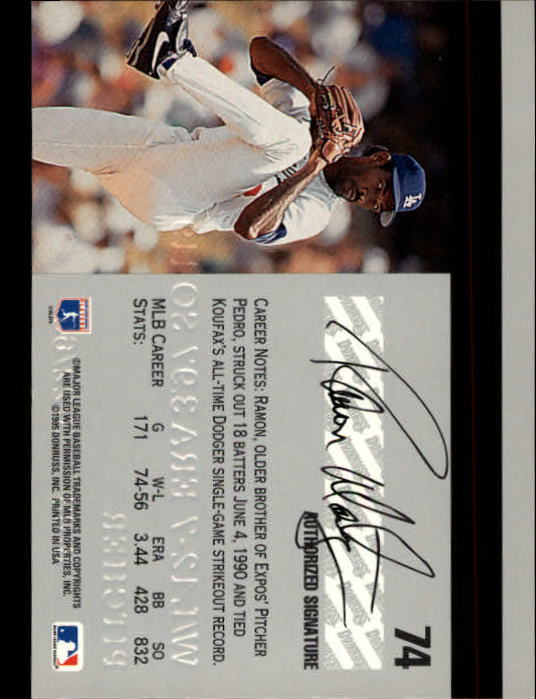1995 Studio Baseball "Main Set" Cards #1 to #200 - Picture 147 of 397