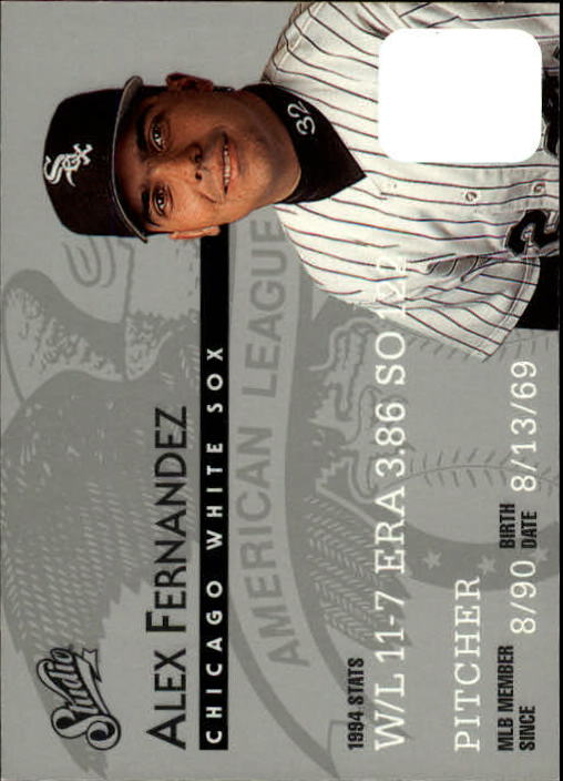 1995 Studio Baseball "Main Set" Cards #1 to #200 - Picture 150 of 397