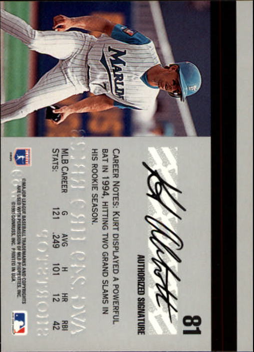 1995 Studio Baseball "Main Set" Cards #1 to #200 - Picture 161 of 397