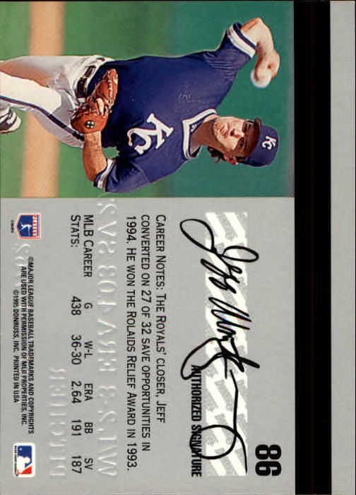 1995 Studio Baseball "Main Set" Cards #1 to #200 - Picture 171 of 397