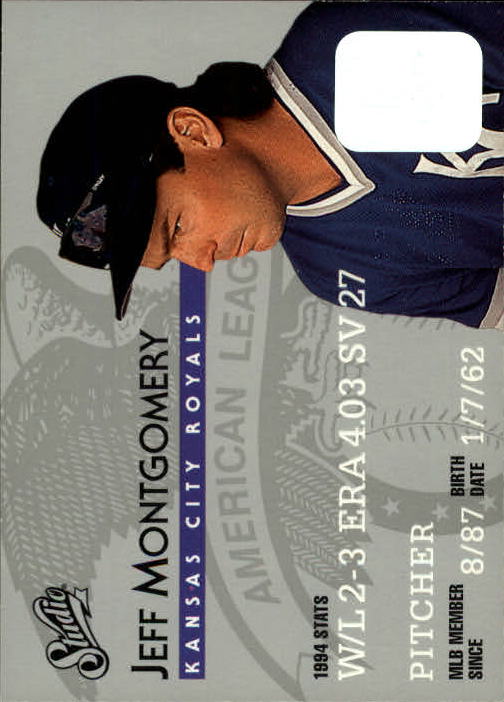 1995 Studio Baseball "Main Set" Cards #1 to #200 - Picture 170 of 397
