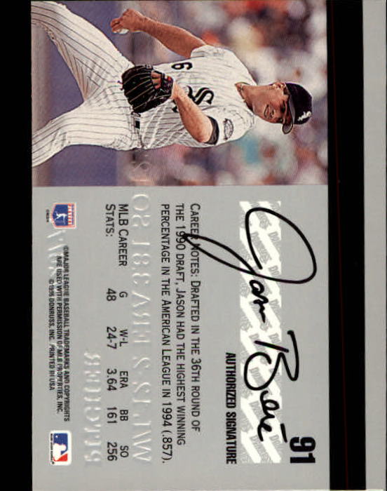 1995 Studio Baseball "Main Set" Cards #1 to #200 - Picture 181 of 397