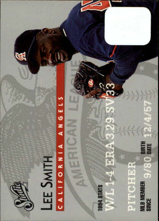 1995 Studio Baseball "Main Set" Cards #1 to #200 - Picture 182 of 397