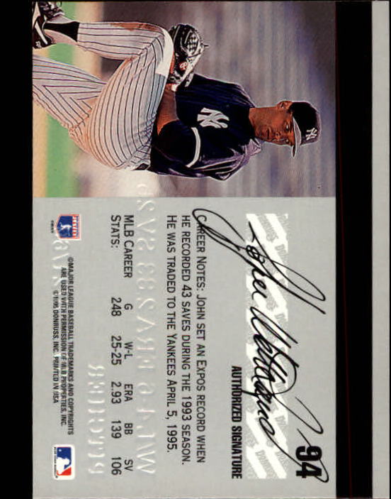 1995 Studio Baseball "Main Set" Cards #1 to #200 - Picture 187 of 397