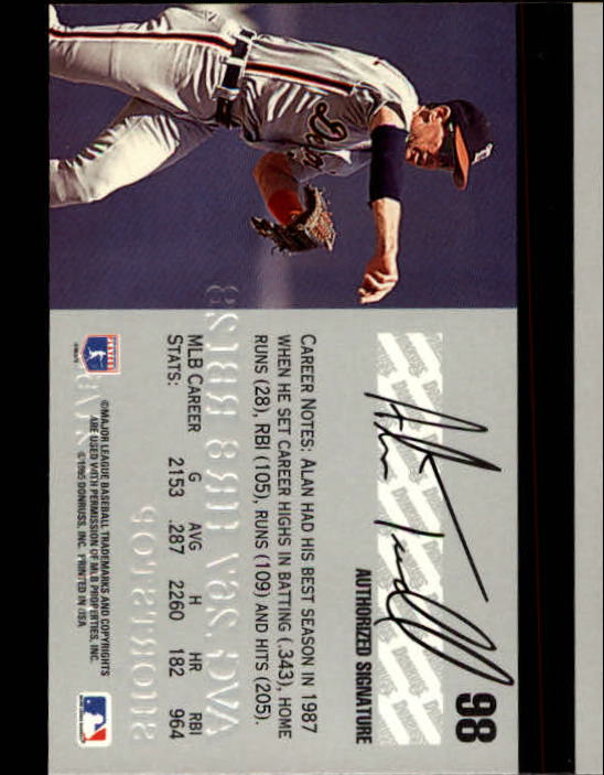 1995 Studio Baseball "Main Set" Cards #1 to #200 - Picture 195 of 397