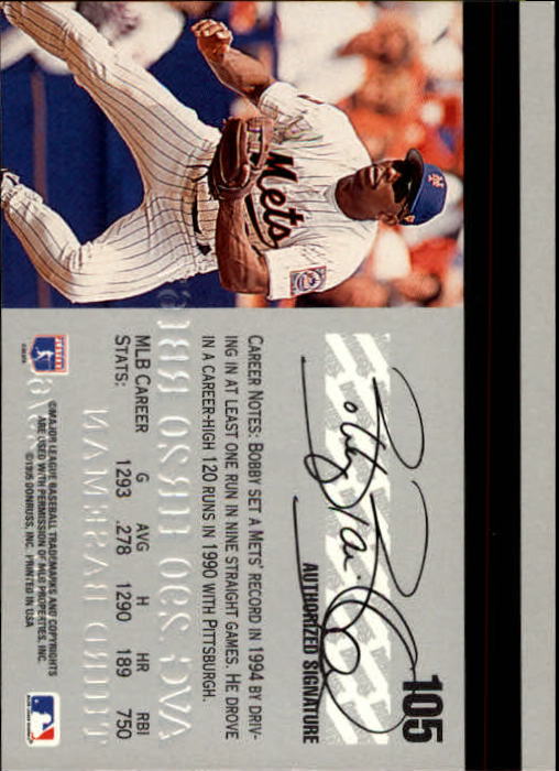 1995 Studio Baseball "Main Set" Cards #1 to #200 - Picture 209 of 397
