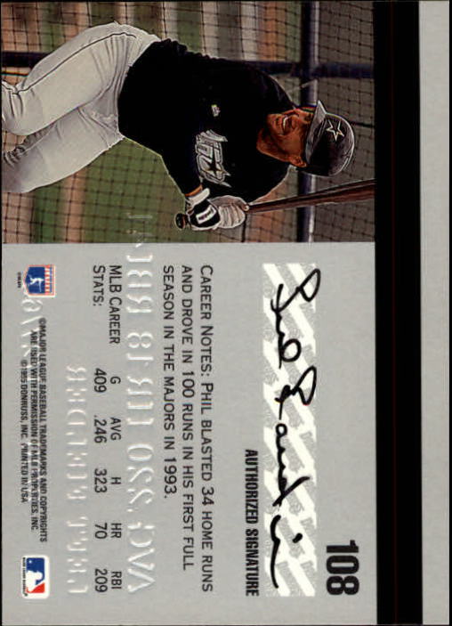1995 Studio Baseball "Main Set" Cards #1 to #200 - Picture 215 of 397