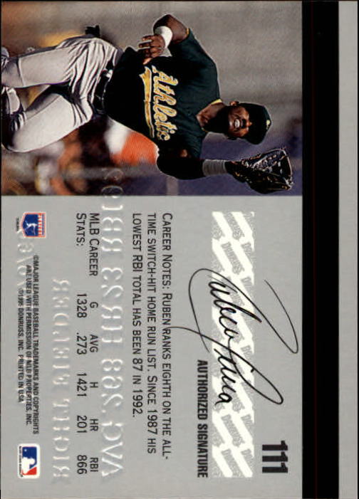 1995 Studio Baseball "Main Set" Cards #1 to #200 - Picture 221 of 397