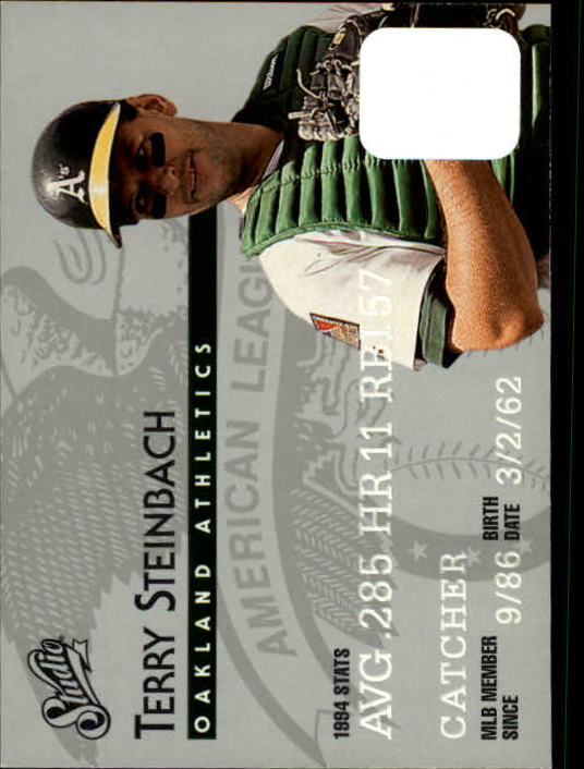 1995 Studio Baseball "Main Set" Cards #1 to #200 - Picture 224 of 397