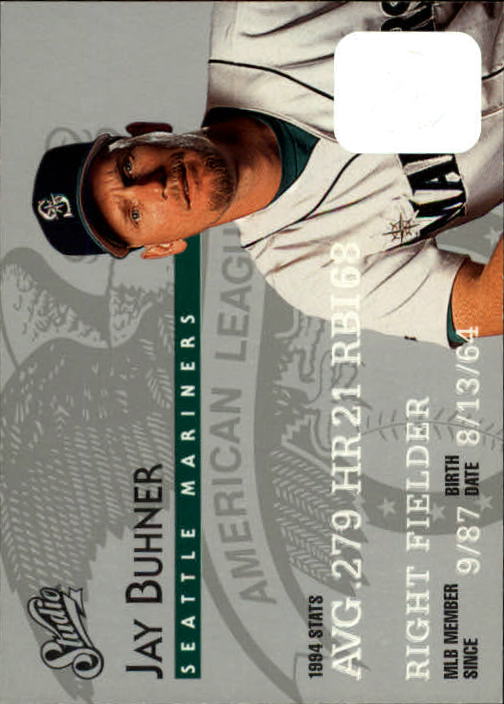 1995 Studio Baseball "Main Set" Cards #1 to #200 - Picture 226 of 397