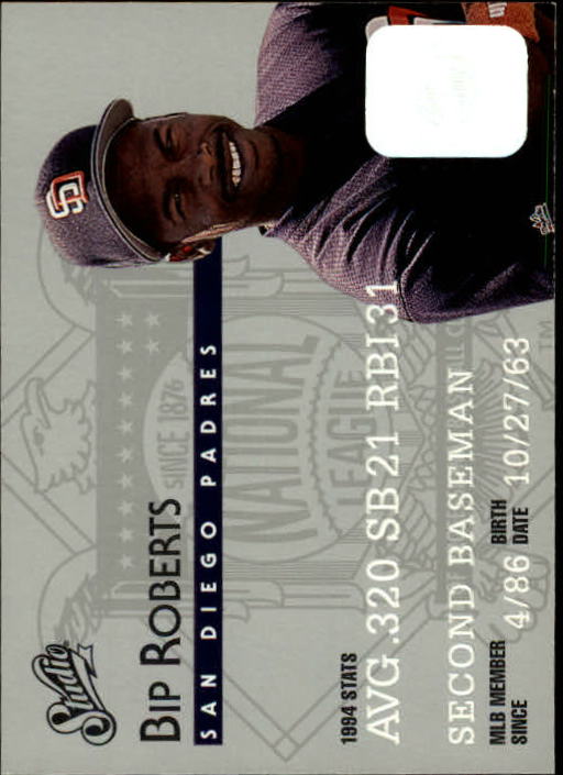 1995 Studio Baseball "Main Set" Cards #1 to #200 - Picture 234 of 397