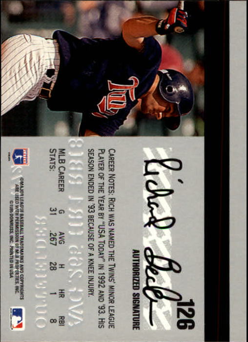 1995 Studio Baseball "Main Set" Cards #1 to #200 - Picture 251 of 397