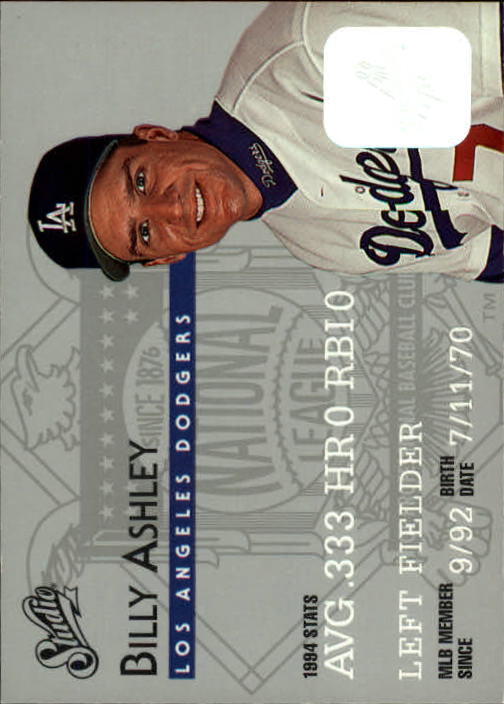 1995 Studio Baseball "Main Set" Cards #1 to #200 - Picture 252 of 397