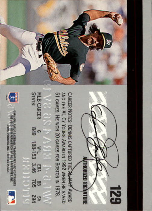 1995 Studio Baseball "Main Set" Cards #1 to #200 - Picture 257 of 397