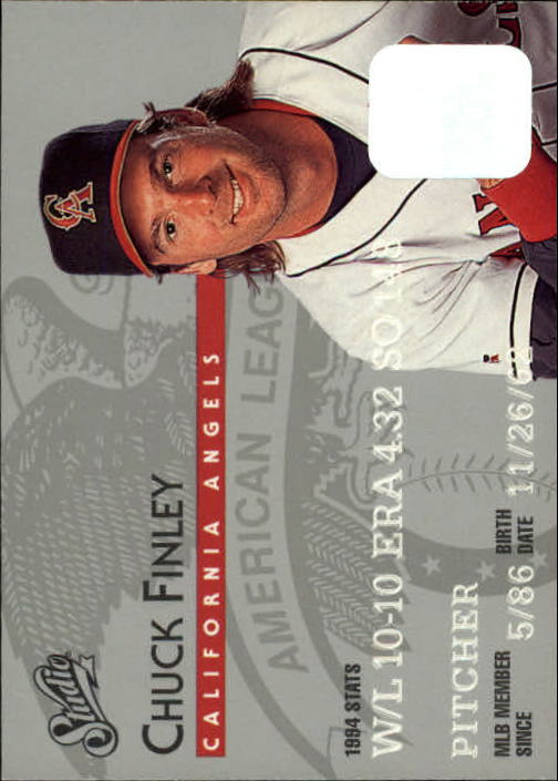 1995 Studio Baseball "Main Set" Cards #1 to #200 - Picture 262 of 397