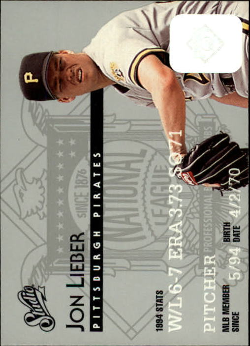 1995 Studio Baseball "Main Set" Cards #1 to #200 - Picture 272 of 397