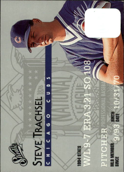 1995 Studio Baseball "Main Set" Cards #1 to #200 - Picture 274 of 397