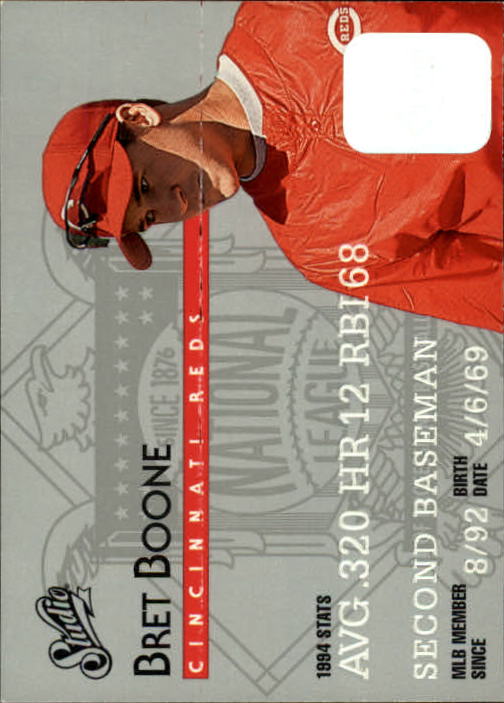 1995 Studio Baseball "Main Set" Cards #1 to #200 - Picture 276 of 397