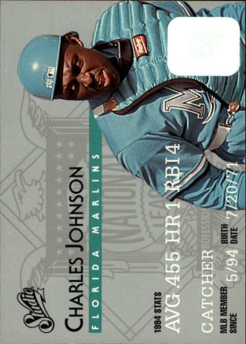 1995 Studio Baseball "Main Set" Cards #1 to #200 - Picture 278 of 397