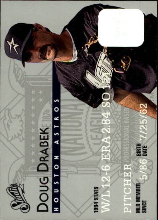 1995 Studio Baseball "Main Set" Cards #1 to #200 - Picture 284 of 397