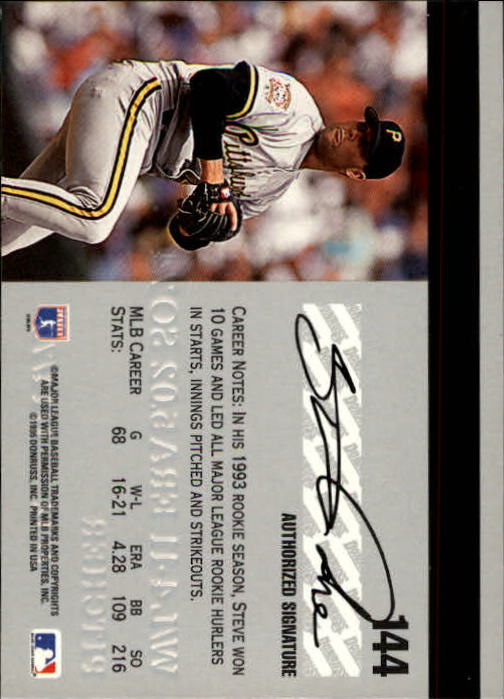 1995 Studio Baseball "Main Set" Cards #1 to #200 - Picture 287 of 397