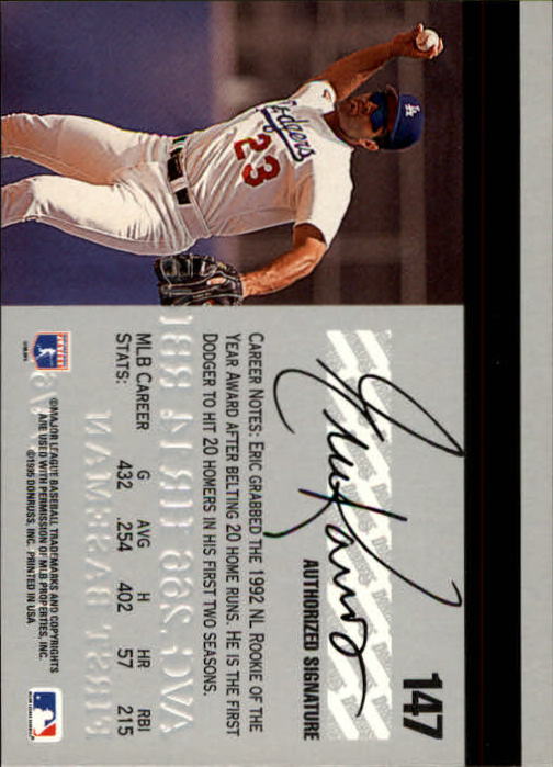 1995 Studio Baseball "Main Set" Cards #1 to #200 - Picture 293 of 397