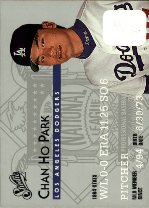 1995 Studio Baseball "Main Set" Cards #1 to #200 - Picture 302 of 397