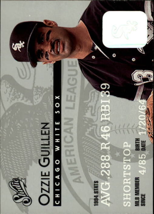 1995 Studio Baseball "Main Set" Cards #1 to #200 - Picture 312 of 397