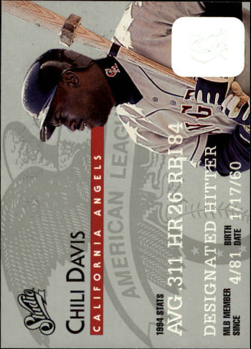 1995 Studio Baseball "Main Set" Cards #1 to #200 - Picture 314 of 397