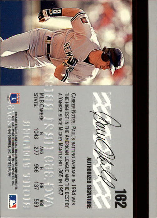 1995 Studio Baseball "Main Set" Cards #1 to #200 - Picture 321 of 397