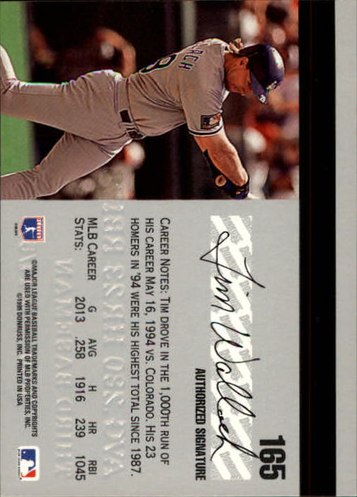 1995 Studio Baseball "Main Set" Cards #1 to #200 - Picture 327 of 397