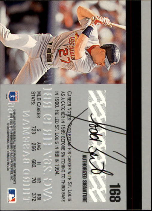 1995 Studio Baseball "Main Set" Cards #1 to #200 - Picture 333 of 397