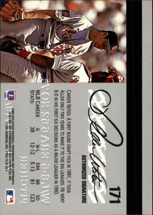 1995 Studio Baseball "Main Set" Cards #1 to #200 - Picture 339 of 397