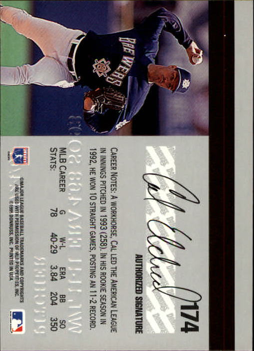 1995 Studio Baseball "Main Set" Cards #1 to #200 - Picture 345 of 397