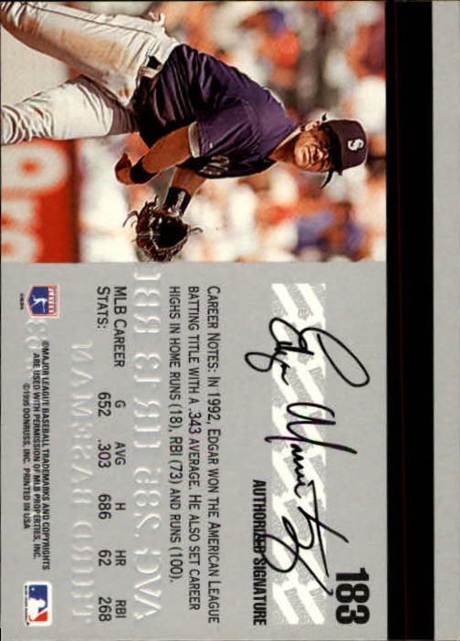 1995 Studio Baseball "Main Set" Cards #1 to #200 - Picture 363 of 397