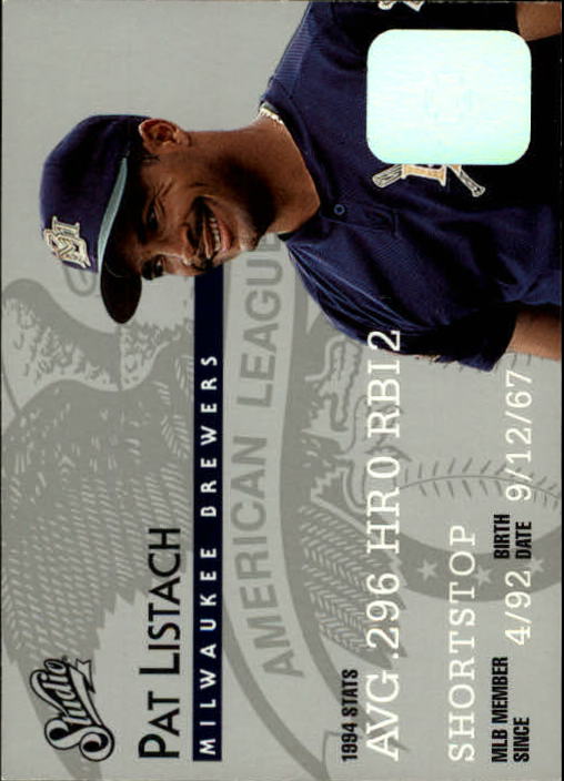 1995 Studio Baseball "Main Set" Cards #1 to #200 - Picture 366 of 397