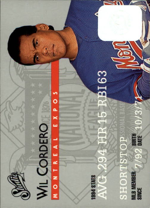 1995 Studio Baseball "Main Set" Cards #1 to #200 - Picture 368 of 397