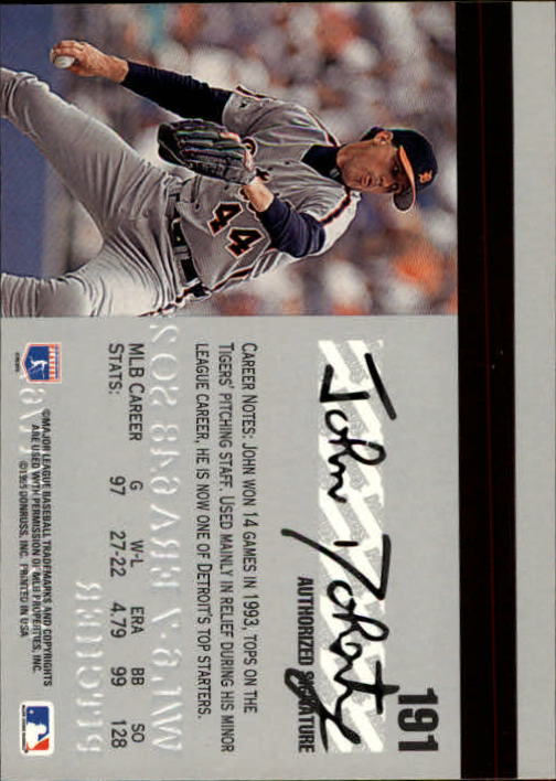 1995 Studio Baseball "Main Set" Cards #1 to #200 - Picture 379 of 397