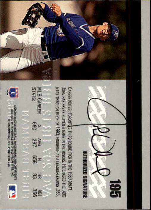 1995 Studio Baseball "Main Set" Cards #1 to #200 - Picture 387 of 397