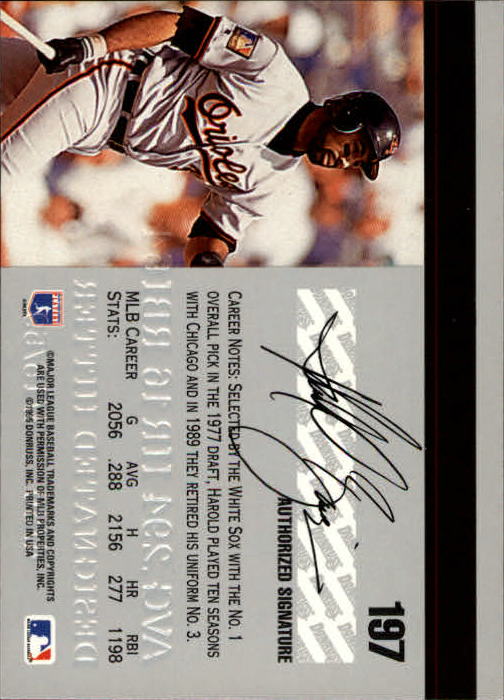 1995 Studio Baseball "Main Set" Cards #1 to #200 - Picture 391 of 397