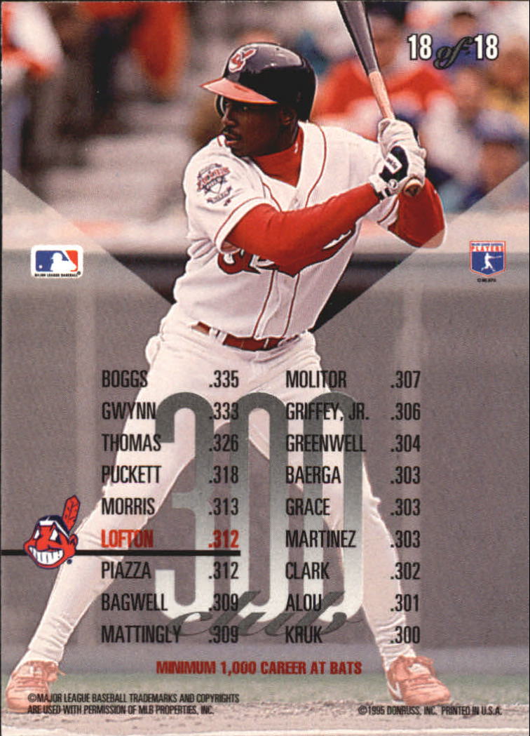 Foglia Baseball 1995 "300 Club" Inserto Carte - Foto 13 di 13